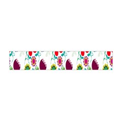 Lindas Flores Colorful Flower Pattern Flano Scarf (mini) by Simbadda