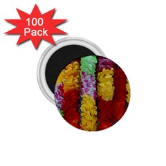 Colorful Hawaiian Lei Flowers 1 75  Magnets (100 Pack)  by Simbadda