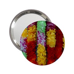 Colorful Hawaiian Lei Flowers 2 25  Handbag Mirrors by Simbadda