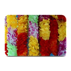 Colorful Hawaiian Lei Flowers Plate Mats by Simbadda