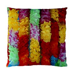 Colorful Hawaiian Lei Flowers Standard Cushion Case (two Sides) by Simbadda