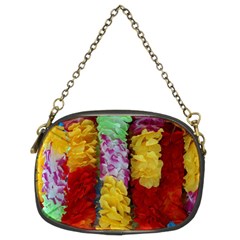 Colorful Hawaiian Lei Flowers Chain Purses (two Sides)  by Simbadda