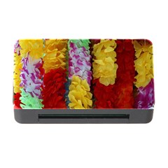 Colorful Hawaiian Lei Flowers Memory Card Reader With Cf by Simbadda