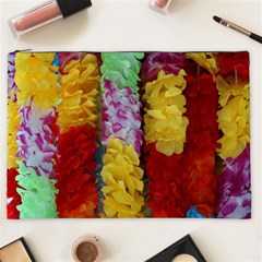 Colorful Hawaiian Lei Flowers Cosmetic Bag (xxl)  by Simbadda