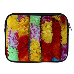 Colorful Hawaiian Lei Flowers Apple Ipad 2/3/4 Zipper Cases by Simbadda