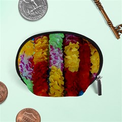 Colorful Hawaiian Lei Flowers Accessory Pouches (small)  by Simbadda