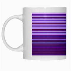 Stripe Colorful Background White Mugs by Simbadda