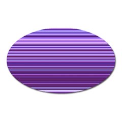 Stripe Colorful Background Oval Magnet