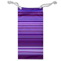 Stripe Colorful Background Jewelry Bag by Simbadda