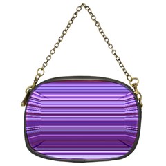 Stripe Colorful Background Chain Purses (two Sides)  by Simbadda