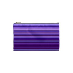 Stripe Colorful Background Cosmetic Bag (small)  by Simbadda