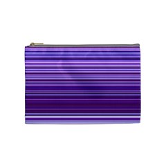 Stripe Colorful Background Cosmetic Bag (medium)  by Simbadda