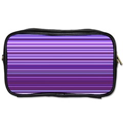 Stripe Colorful Background Toiletries Bags 2-side by Simbadda