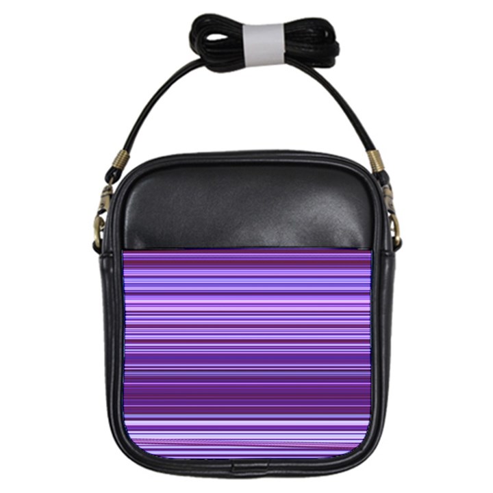 Stripe Colorful Background Girls Sling Bags