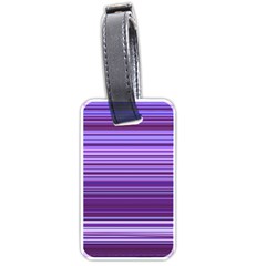 Stripe Colorful Background Luggage Tags (one Side)  by Simbadda