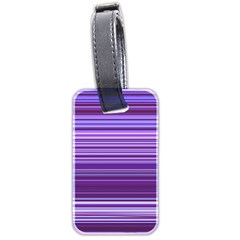 Stripe Colorful Background Luggage Tags (two Sides) by Simbadda