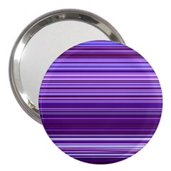 Stripe Colorful Background 3  Handbag Mirrors by Simbadda