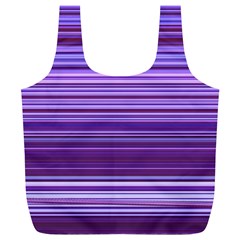 Stripe Colorful Background Full Print Recycle Bags (l)  by Simbadda