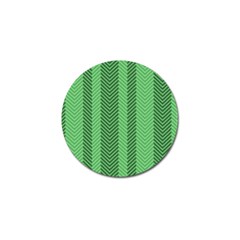 Green Herringbone Pattern Background Wallpaper Golf Ball Marker (10 Pack) by Simbadda