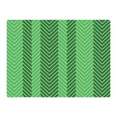 Green Herringbone Pattern Background Wallpaper Double Sided Flano Blanket (mini)  by Simbadda