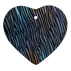 Abstract Background Wallpaper Heart Ornament (two Sides) by Simbadda