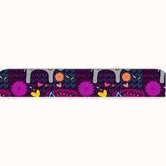 Colorful Elephants Love Background Small Bar Mats by Simbadda