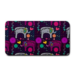 Colorful Elephants Love Background Medium Bar Mats