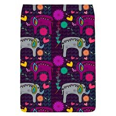 Colorful Elephants Love Background Flap Covers (s)  by Simbadda