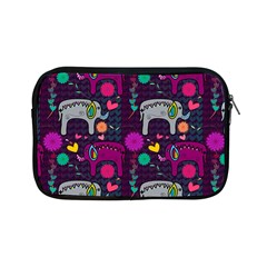 Colorful Elephants Love Background Apple iPad Mini Zipper Cases