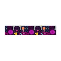 Colorful Elephants Love Background Flano Scarf (mini) by Simbadda