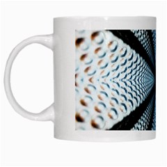 Dimension Metal Abstract Obtained Through Mirroring White Mugs by Simbadda