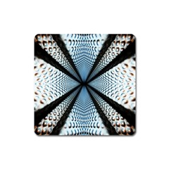 Dimension Metal Abstract Obtained Through Mirroring Square Magnet by Simbadda