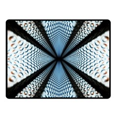 Dimension Metal Abstract Obtained Through Mirroring Fleece Blanket (small) by Simbadda