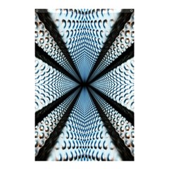 Dimension Metal Abstract Obtained Through Mirroring Shower Curtain 48  X 72  (small)  by Simbadda