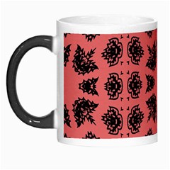 Digital Computer Graphic Seamless Patterned Ornament In A Red Colors For Design Morph Mugs by Simbadda