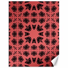 Digital Computer Graphic Seamless Patterned Ornament In A Red Colors For Design Canvas 18  X 24   by Simbadda