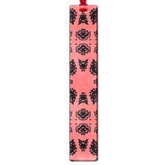 Digital Computer Graphic Seamless Patterned Ornament In A Red Colors For Design Large Book Marks by Simbadda