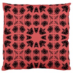 Digital Computer Graphic Seamless Patterned Ornament In A Red Colors For Design Standard Flano Cushion Case (one Side) by Simbadda