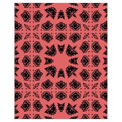 Digital Computer Graphic Seamless Patterned Ornament In A Red Colors For Design Drawstring Bag (small) by Simbadda