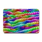 Digitally Created Abstract Rainbow Background Pattern Small Doormat  24 x16  Door Mat