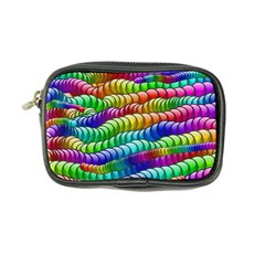 Digitally Created Abstract Rainbow Background Pattern Coin Purse by Simbadda