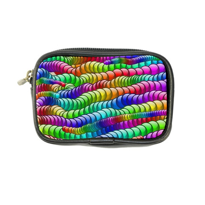 Digitally Created Abstract Rainbow Background Pattern Coin Purse