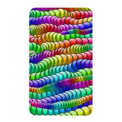 Digitally Created Abstract Rainbow Background Pattern Memory Card Reader by Simbadda