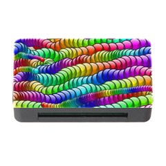 Digitally Created Abstract Rainbow Background Pattern Memory Card Reader With Cf by Simbadda