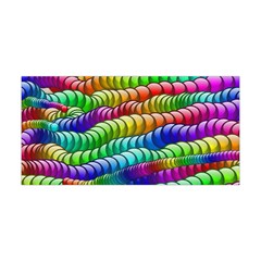 Digitally Created Abstract Rainbow Background Pattern Yoga Headband