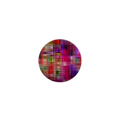 Background Abstract Weave Of Tightly Woven Colors 1  Mini Magnets by Simbadda