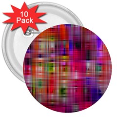 Background Abstract Weave Of Tightly Woven Colors 3  Buttons (10 Pack)  by Simbadda