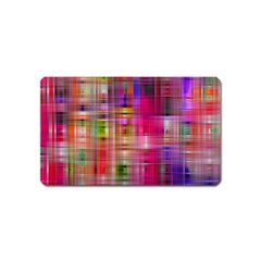 Background Abstract Weave Of Tightly Woven Colors Magnet (name Card) by Simbadda