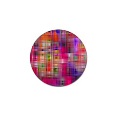 Background Abstract Weave Of Tightly Woven Colors Golf Ball Marker by Simbadda