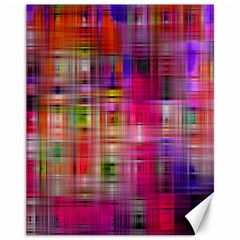 Background Abstract Weave Of Tightly Woven Colors Canvas 11  X 14   by Simbadda